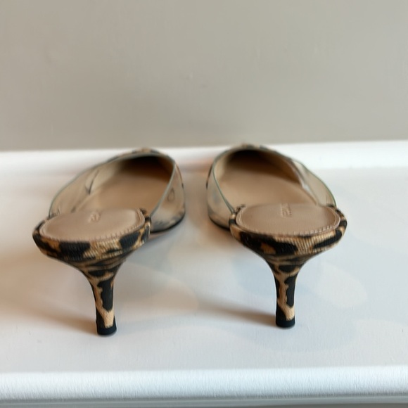 Veronica Beard Leopard Print Mules - Picture 3 of 4